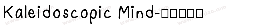 Kaleidoscopic Mind字体转换